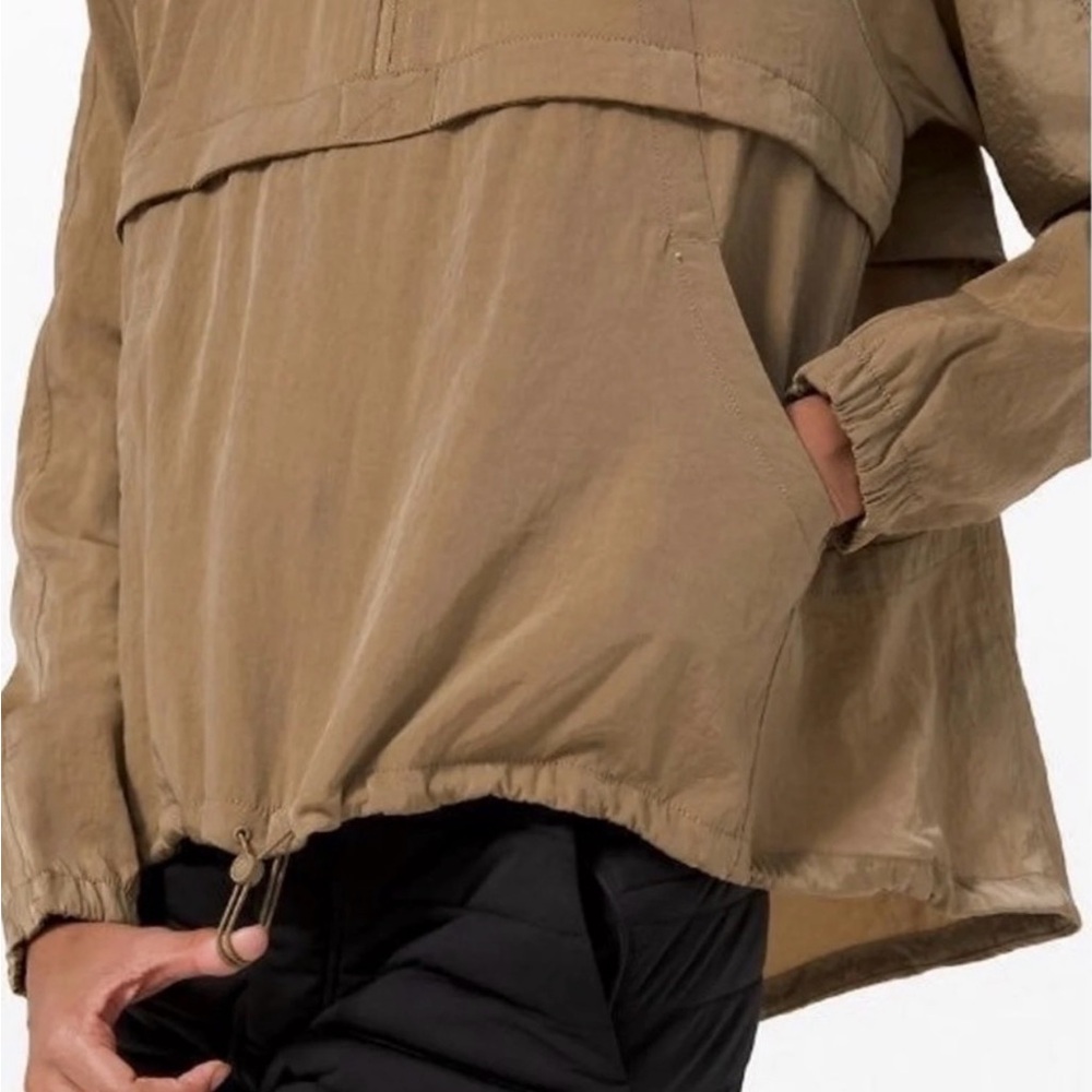 Lululemon Seek Vistas 1/2 Zip Jacket
 Frontier Size M/L Khaki - Picture 4 of 12